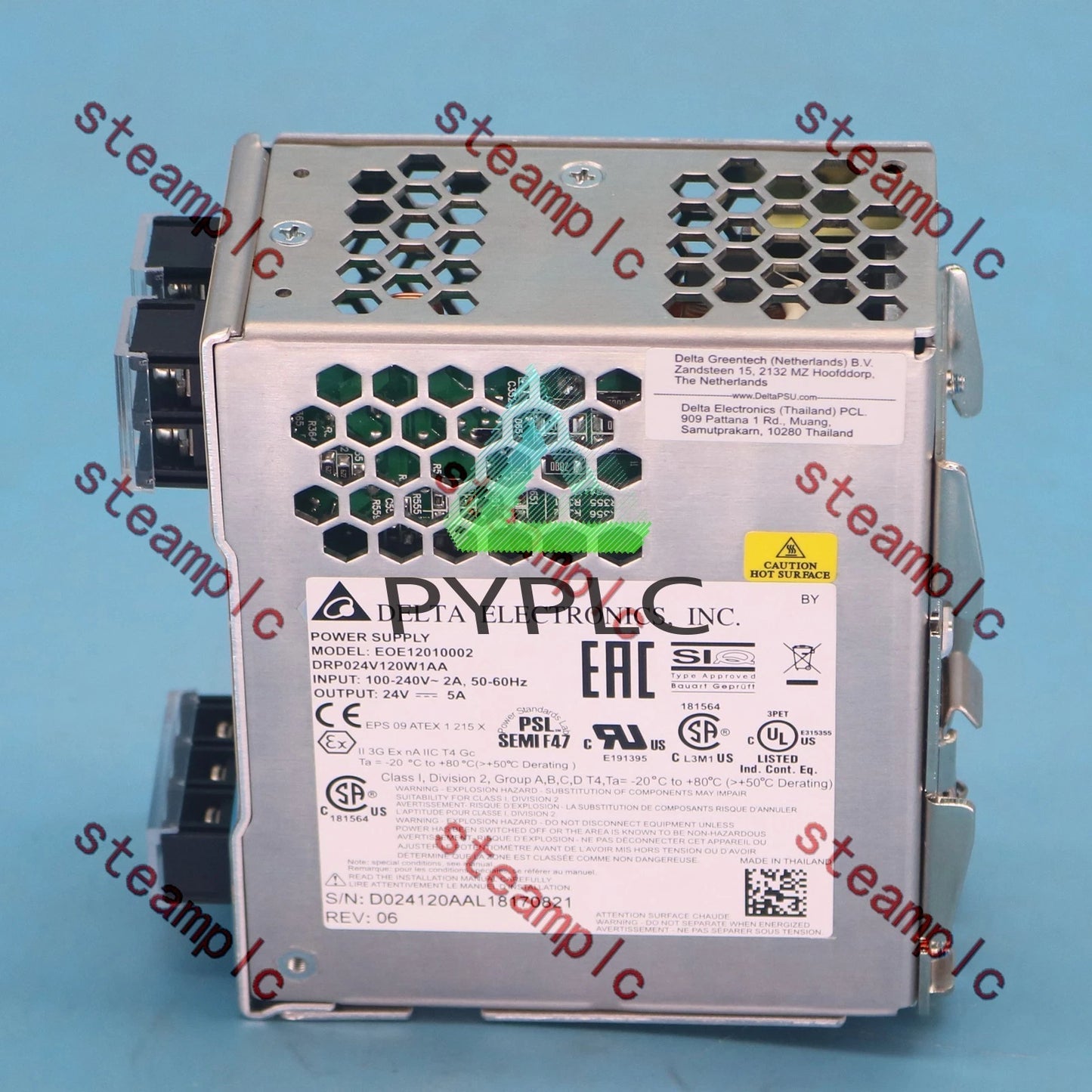 DELTA 1PC switching power supply DRP024V120W1AA 24V 120W