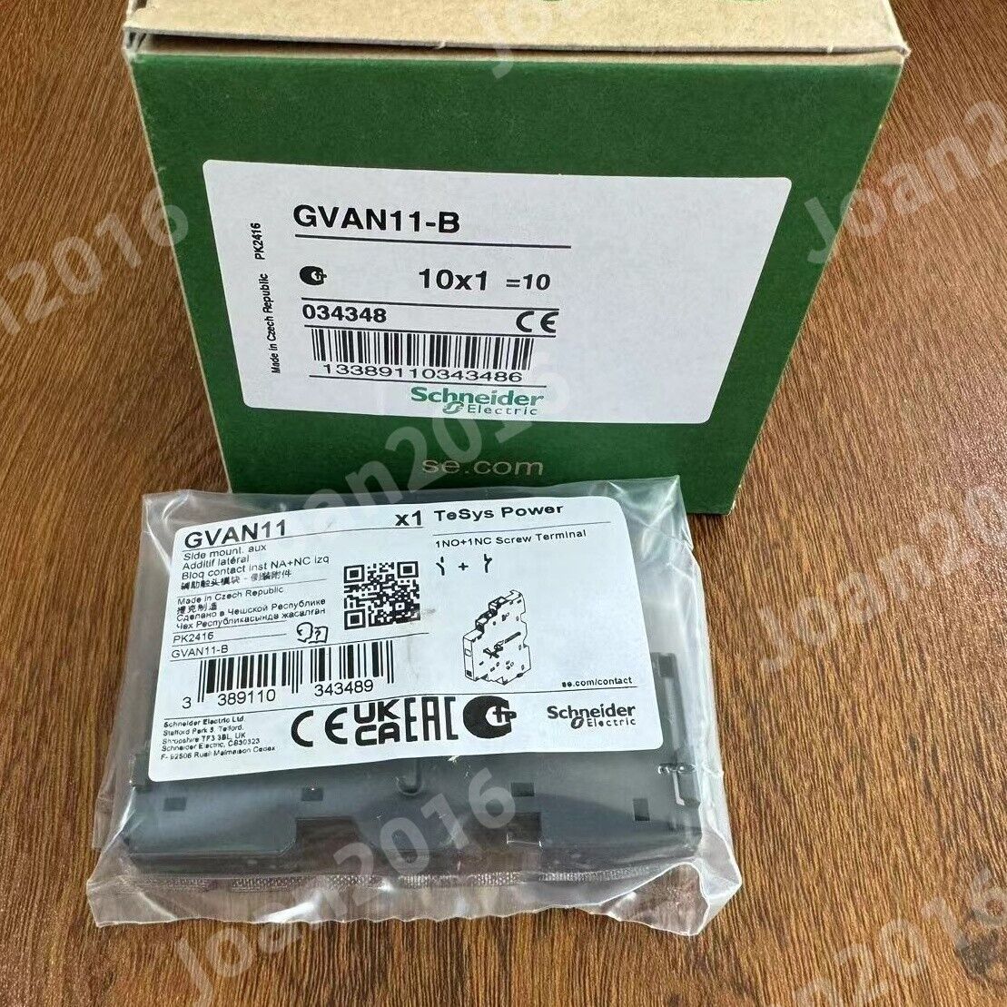 new 10PCS SCHNEIDER ELECTRIC GVAN11, TeSys Deca - auxiliary contact block