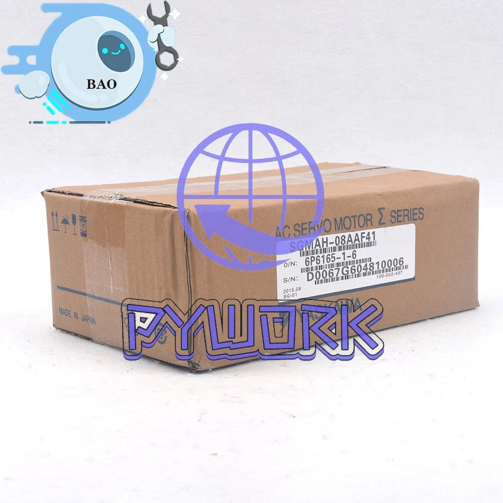 1PCS Yaskawa Servo Motor SGMAH-08AAF41