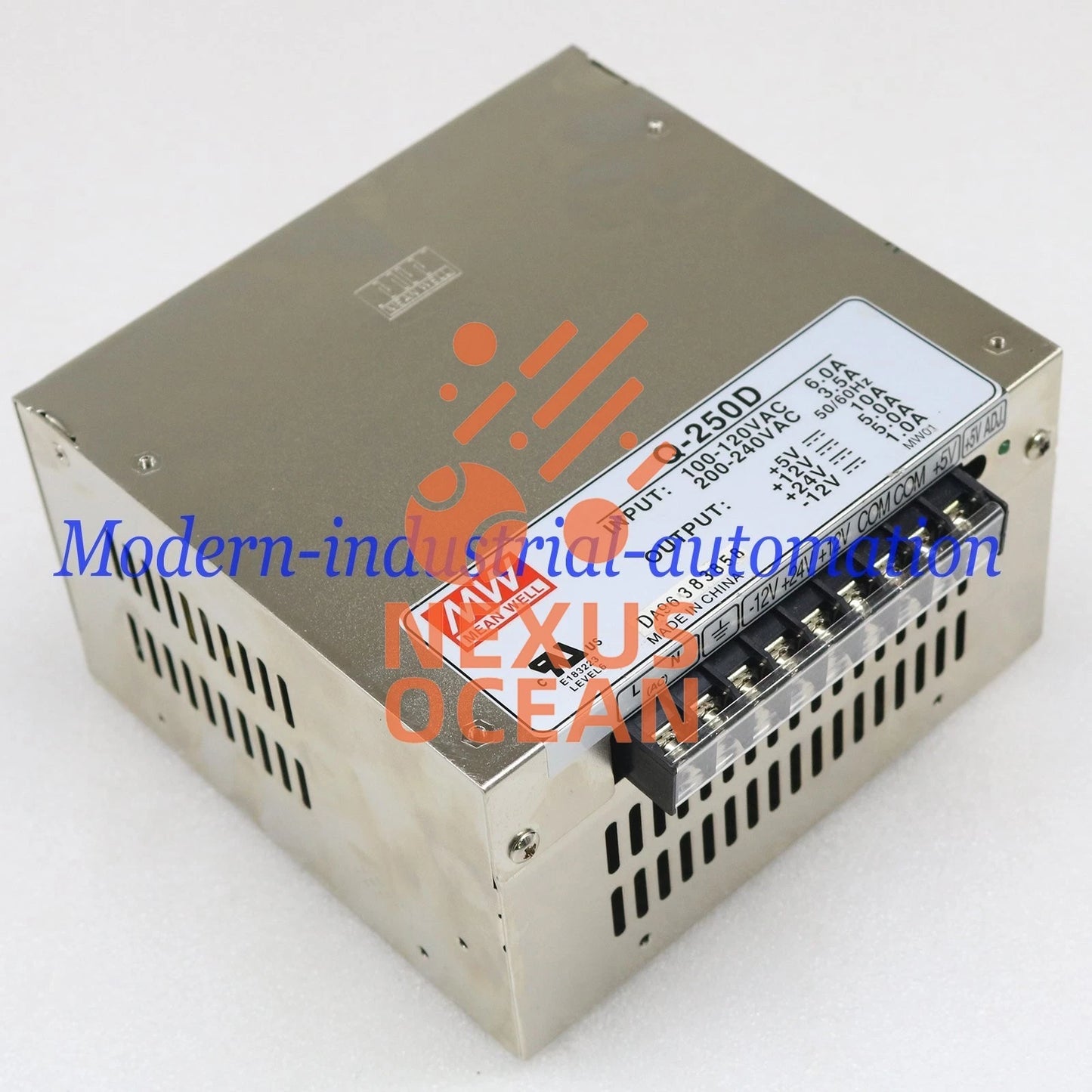 MEANWELL Q-250D 100-120V 6.0A 200-240V 3.5A Switching Power Supply#QW