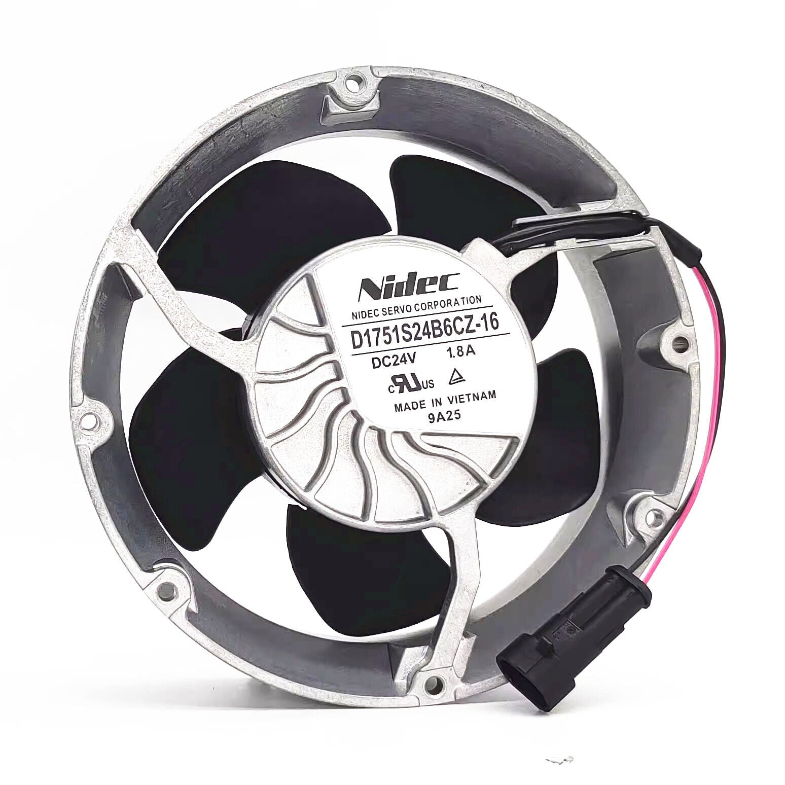 new Nidec D1751S24B6CZ-16 17251 24V 1.8A SERVO Inverter ABB Axial Flow Cooling Fan - NIDEC