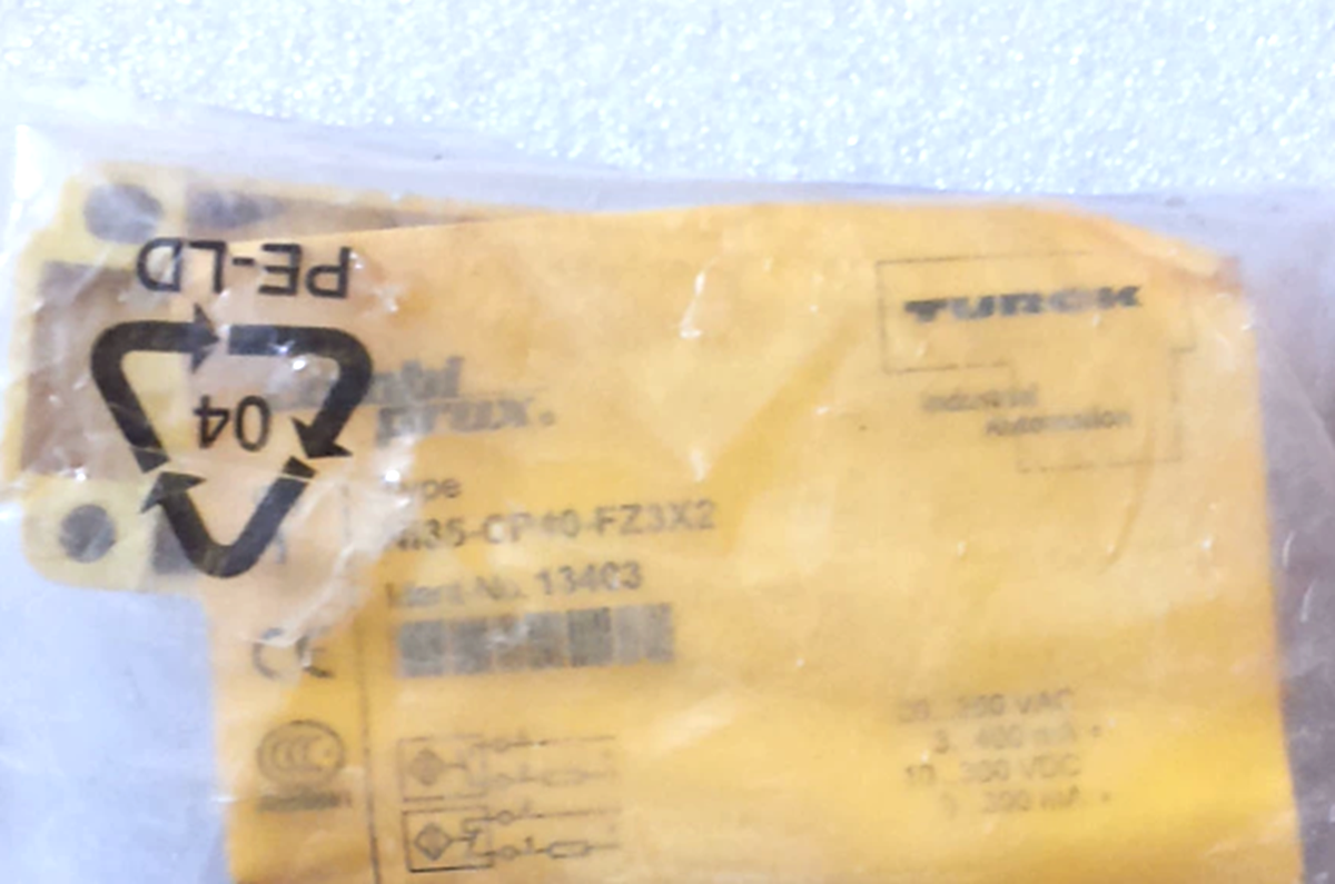 Turck NI35-CP40-FZ3X2 PROXIMITY INDUCTIVE SENSOR RECTANGULAR UNSHIELDED TERMINAL - TURCK