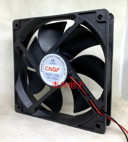 CNDF TFS-12025H 12V 0.37A 24V 0.23A 12CM DC Quiet Cooling Fan