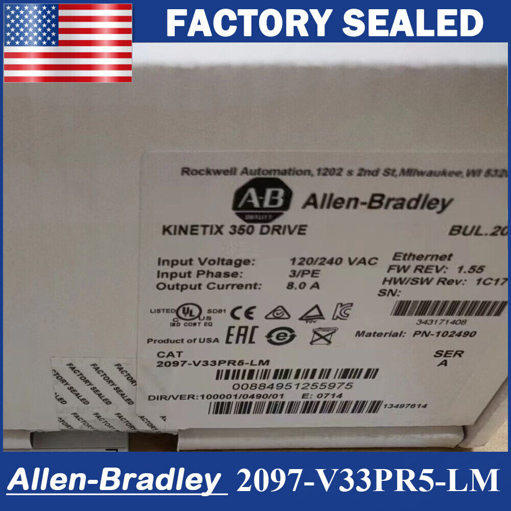 ALLEN BRADLEY 2097-V33PR5-LM Kinetix 350 2.0kW Servo Drive - ALLEN BRADLEY