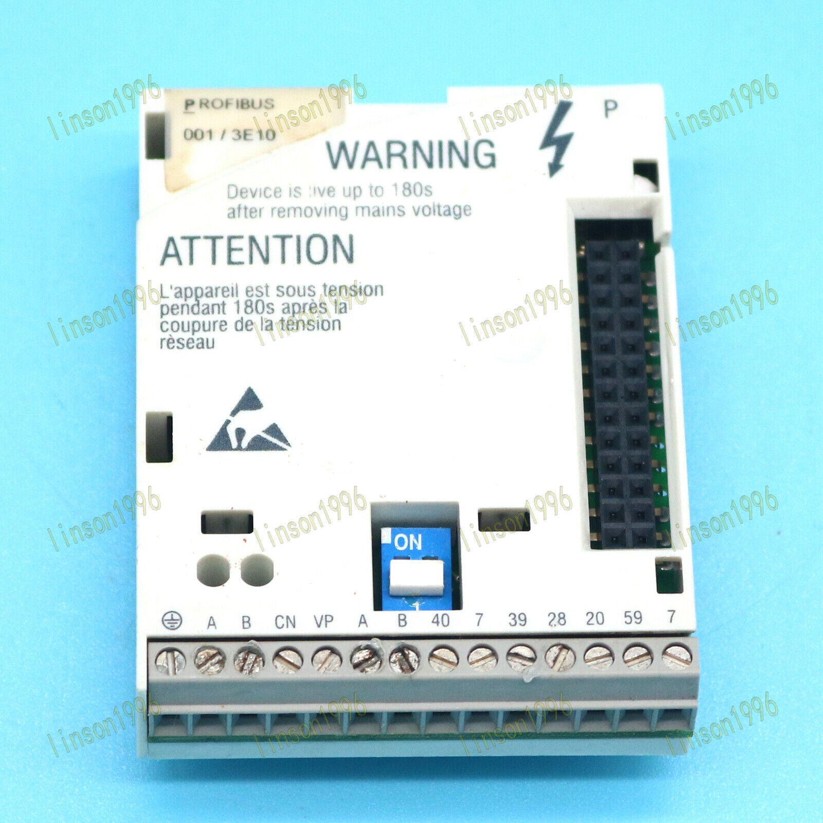 Used One Lenze E82ZAFPC001 IO Board Communication Module - LENZE