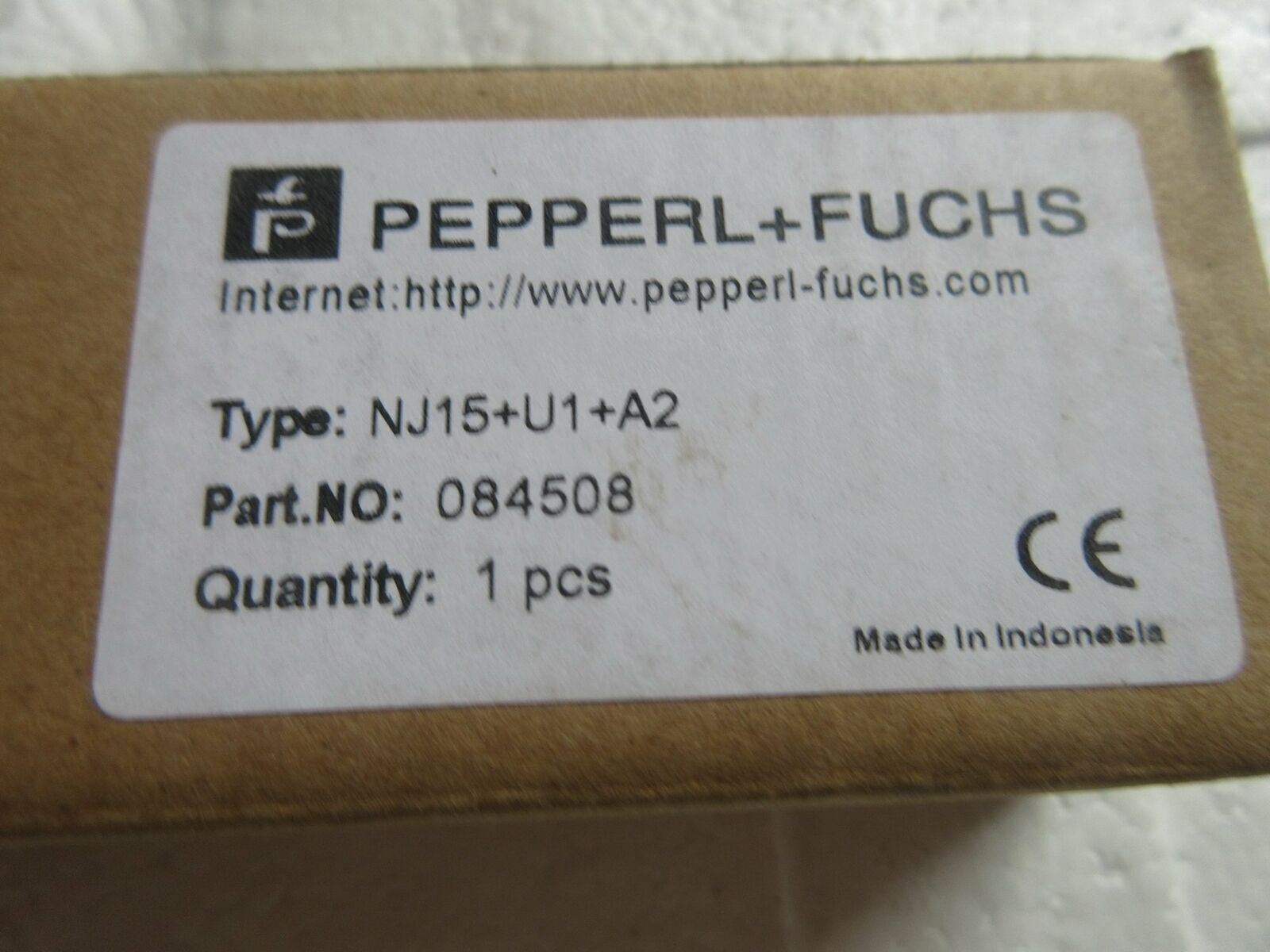 1PC Pepperl+Fuchs Proximity Switch NJ15+U1+A2 - PEPPERL+FUCHS