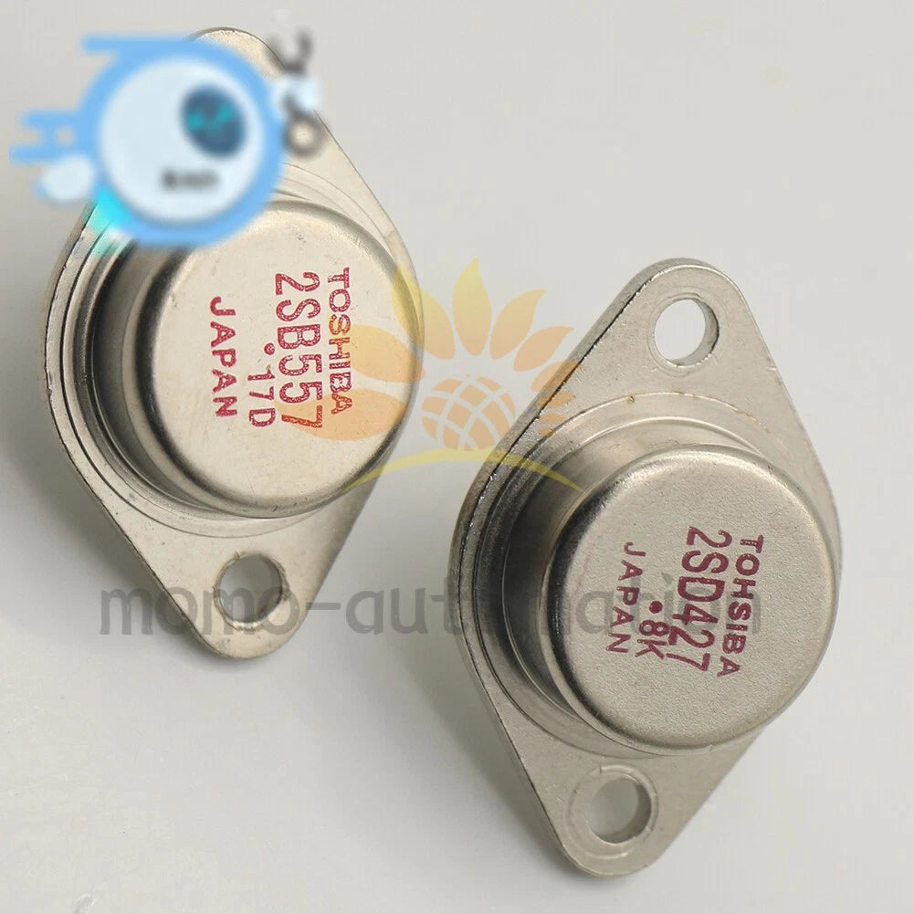 5 PAIRS Transistor TOSHIBA TO3 2SB557/2SD427 B557/D427 and