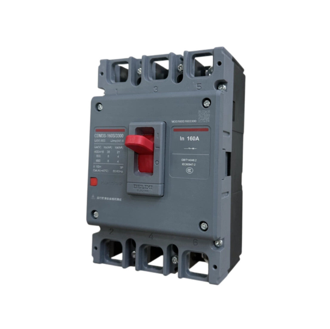 Delixi CDM3S-160S Series Circuit Breaker CDM3S-160S/3300 CDM3S-160S/4300
