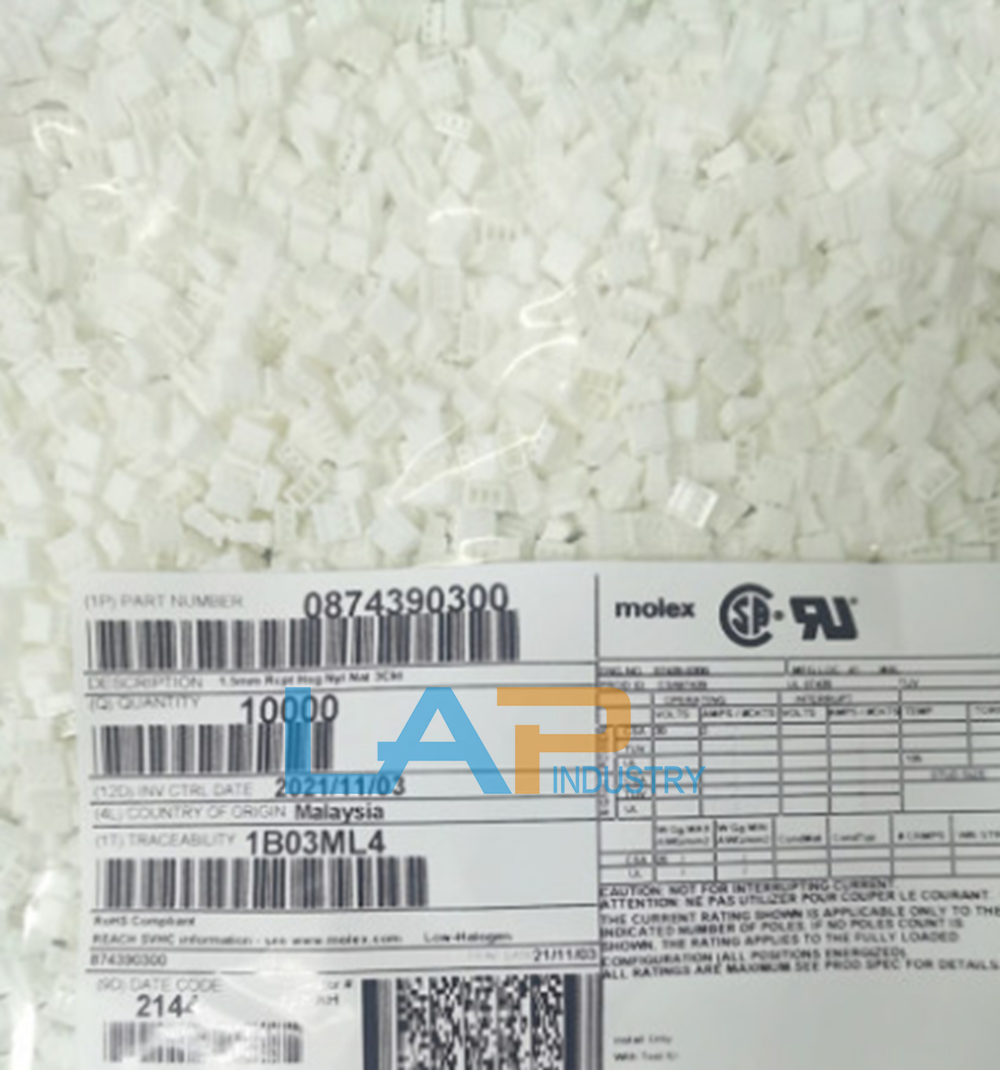 10000PCS/BAG NEW FOR Connector 87439-0300 874390300 3P Plastic Shell 1.5mm Pitch koeed