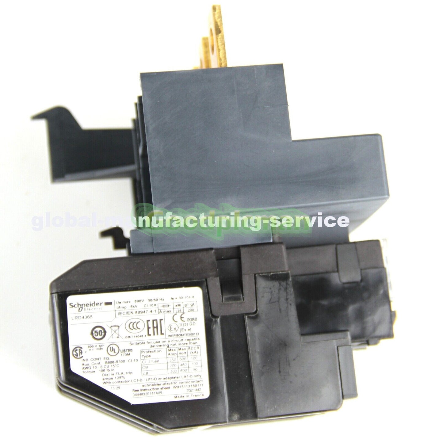 SND Electric Thermal Overload Relay LRD4365 80-104A 1Pcs/