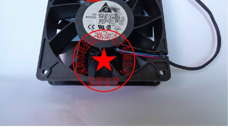 1pcs Delta PFB1248EHE 48V 0.54A 120*120*38mm Fan 2 wire / 3 wire / 4 wire