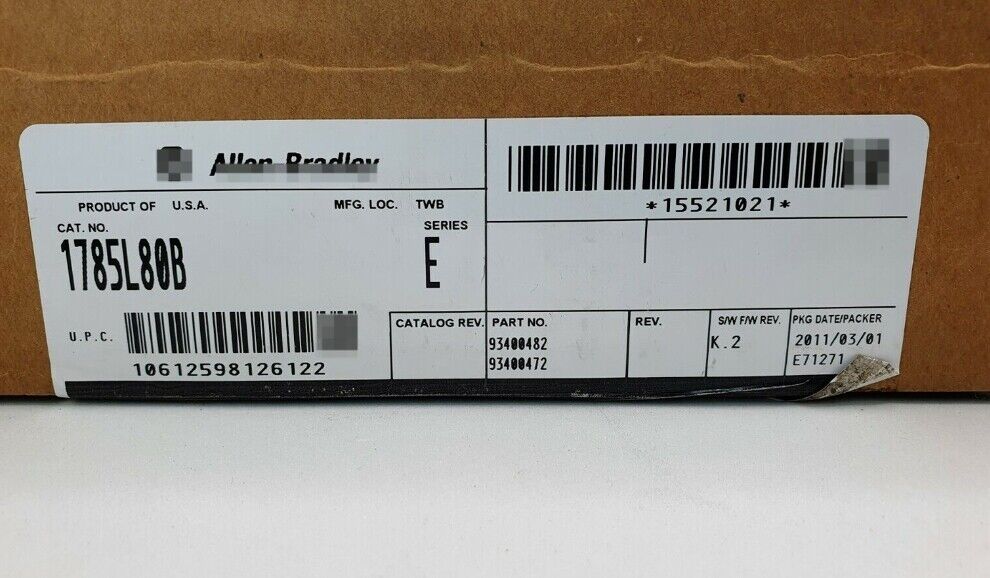 Allen-Bradley 1785-L80B Rev D PLC-5 Processor - ALLEN-BRADLEY