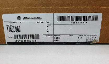 Allen-Bradley 1785-L80B Rev D PLC-5 Processor - ALLEN-BRADLEY