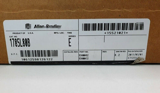 Allen-Bradley 1785-L80B Rev D PLC-5 Processor - ALLEN-BRADLEY