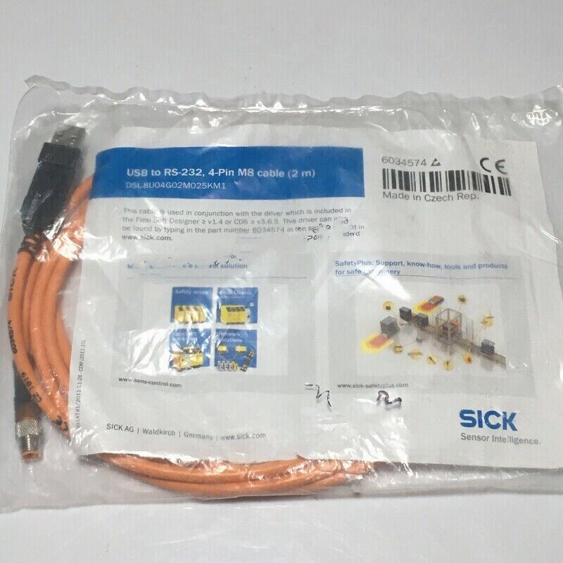 1PCS Sensor Switch Cable DSL-8U04G02M025KM1 6034574 - SICK