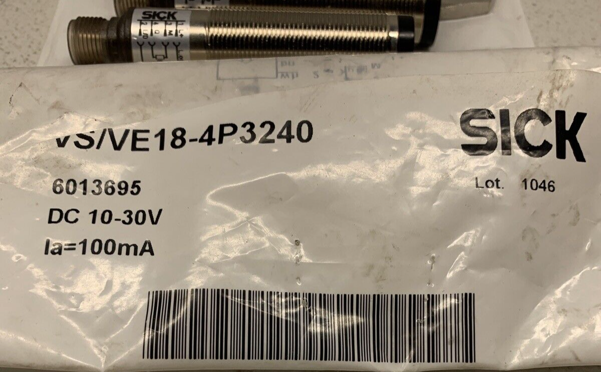 new SICK VS/VE18-4P3240 THROUGH BEAM SENSOR - SICK