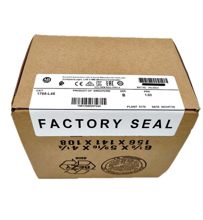 Allen-Bradley CompactLogix L45 3 MB Memory Controller 1768-L45 Ser B NEW - High-Performance Industrial Memory Solution - ALLEN-BRADLEY