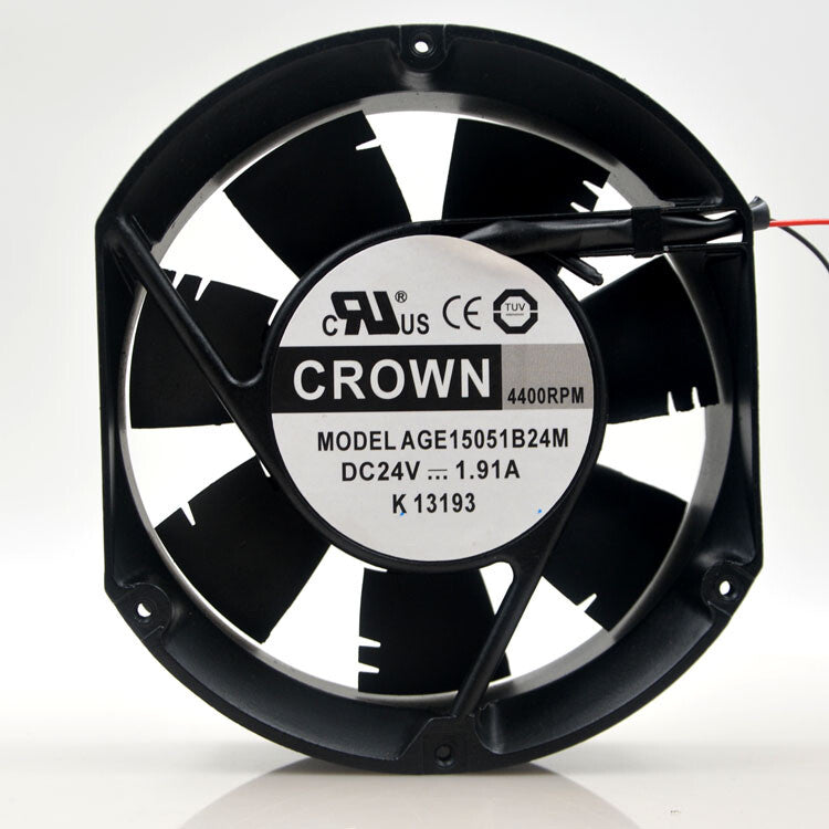 1pcs  Crown AGE15051B24M 24V 17251 Ball DC Inverter Fan