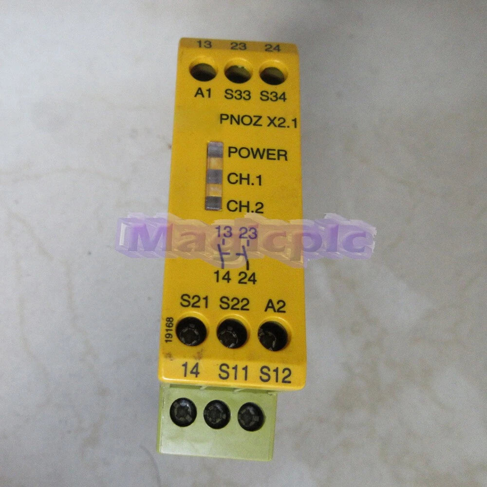 24VAC/DC for pilz 774306 PNOZ X2.1 Safety Relay Quality assurance PNOZX2.1~