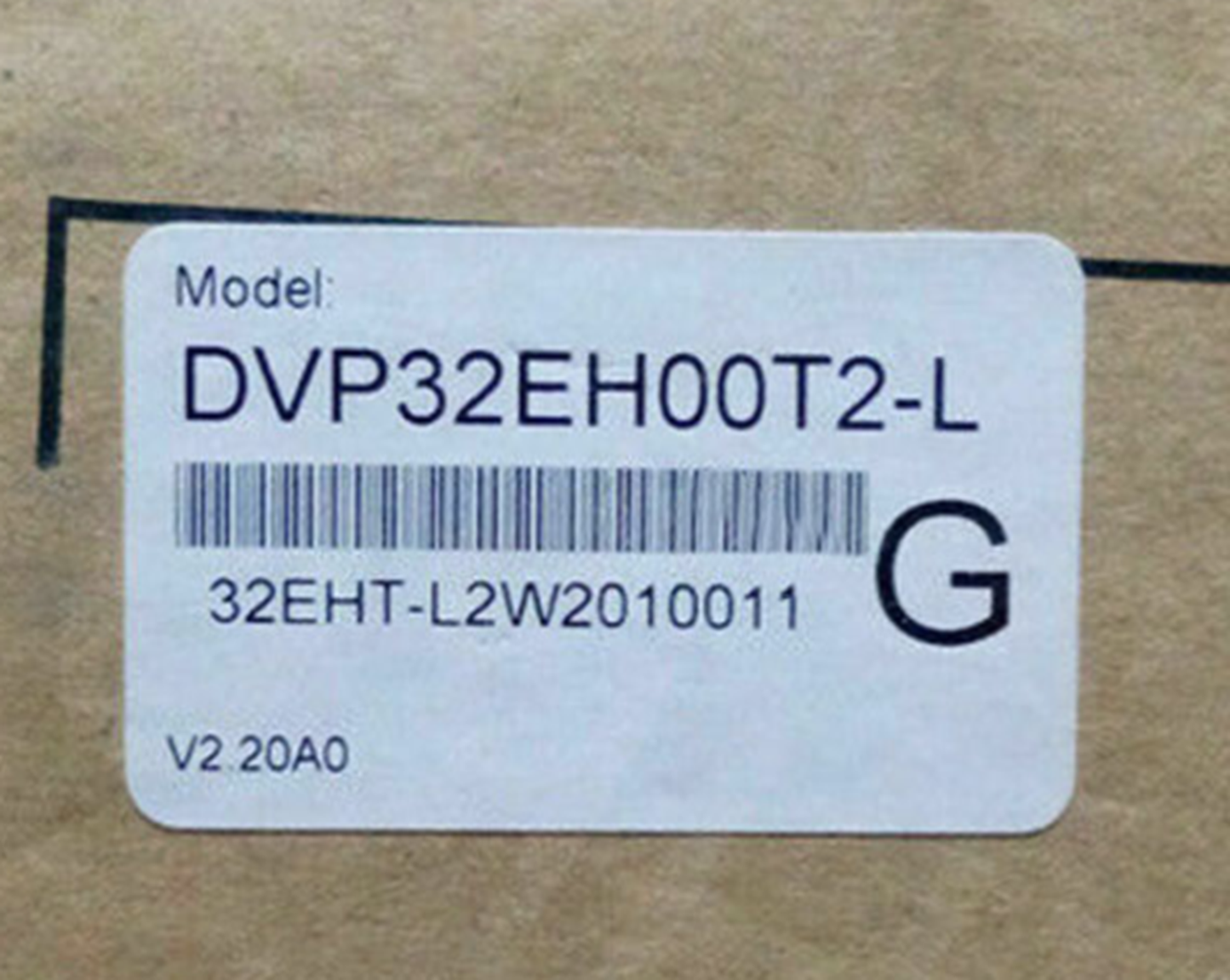 Delta PLC DVP32EH00T2-L programmable controller with 16DI/16DO I/O ports - DELTA