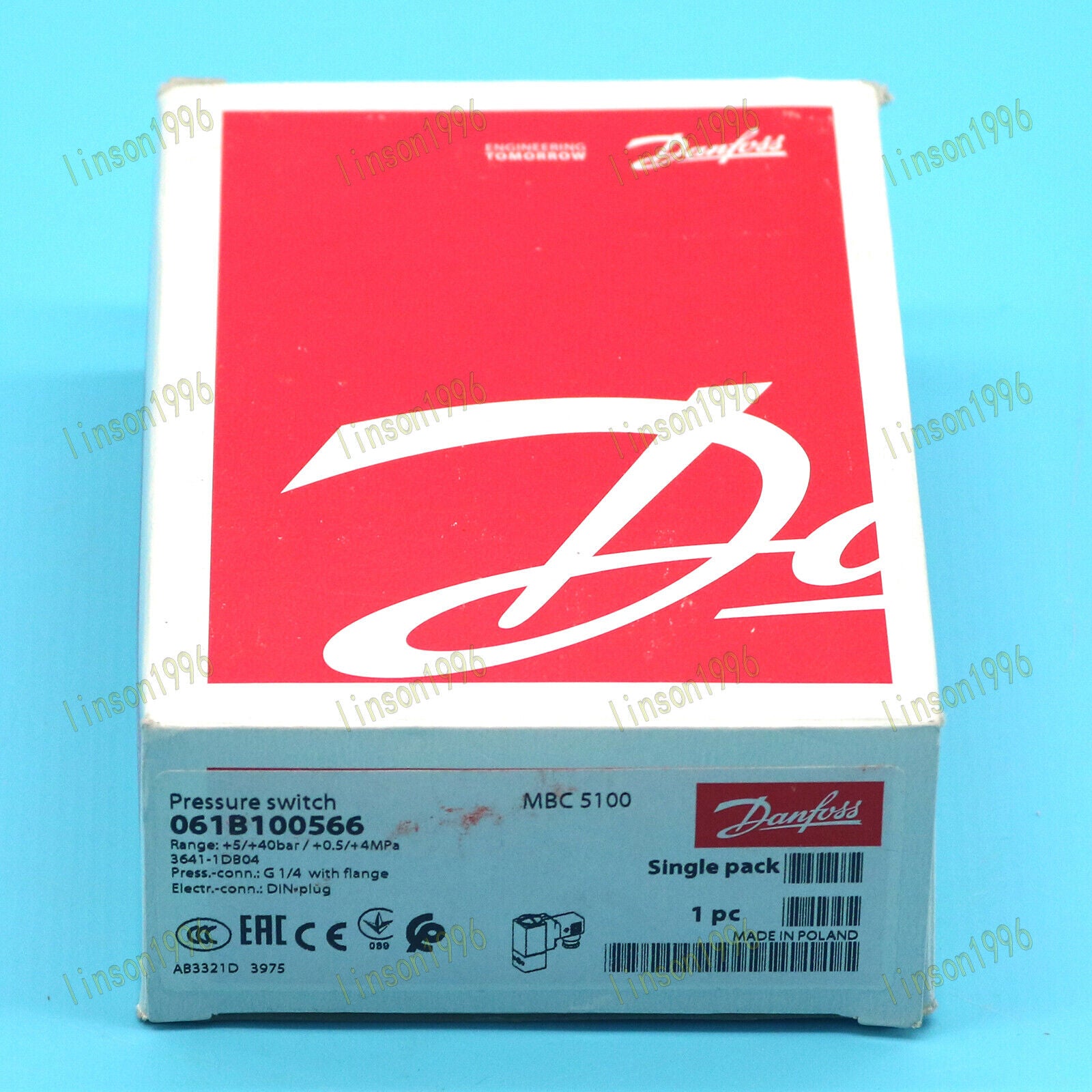 new Danfoss MBC5100 061B100566  pressure switch In Box Fast Delivery Danfoss