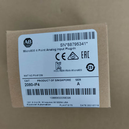 AB 2080IF4 Micro800 4 Point Analog Input Plug-In - KOEED