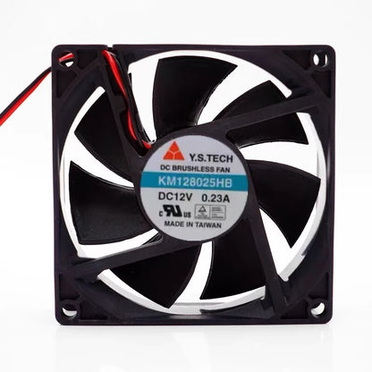 Y.S.TECH KM128025HB 8025 DC12V 0.23A 2-wire inverter cooling fan