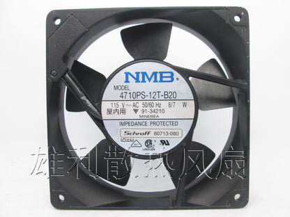 1pcs NMB 4710PS-12T-B20 12025 AC 115V 8 / 7W 12CM AC cooling fan