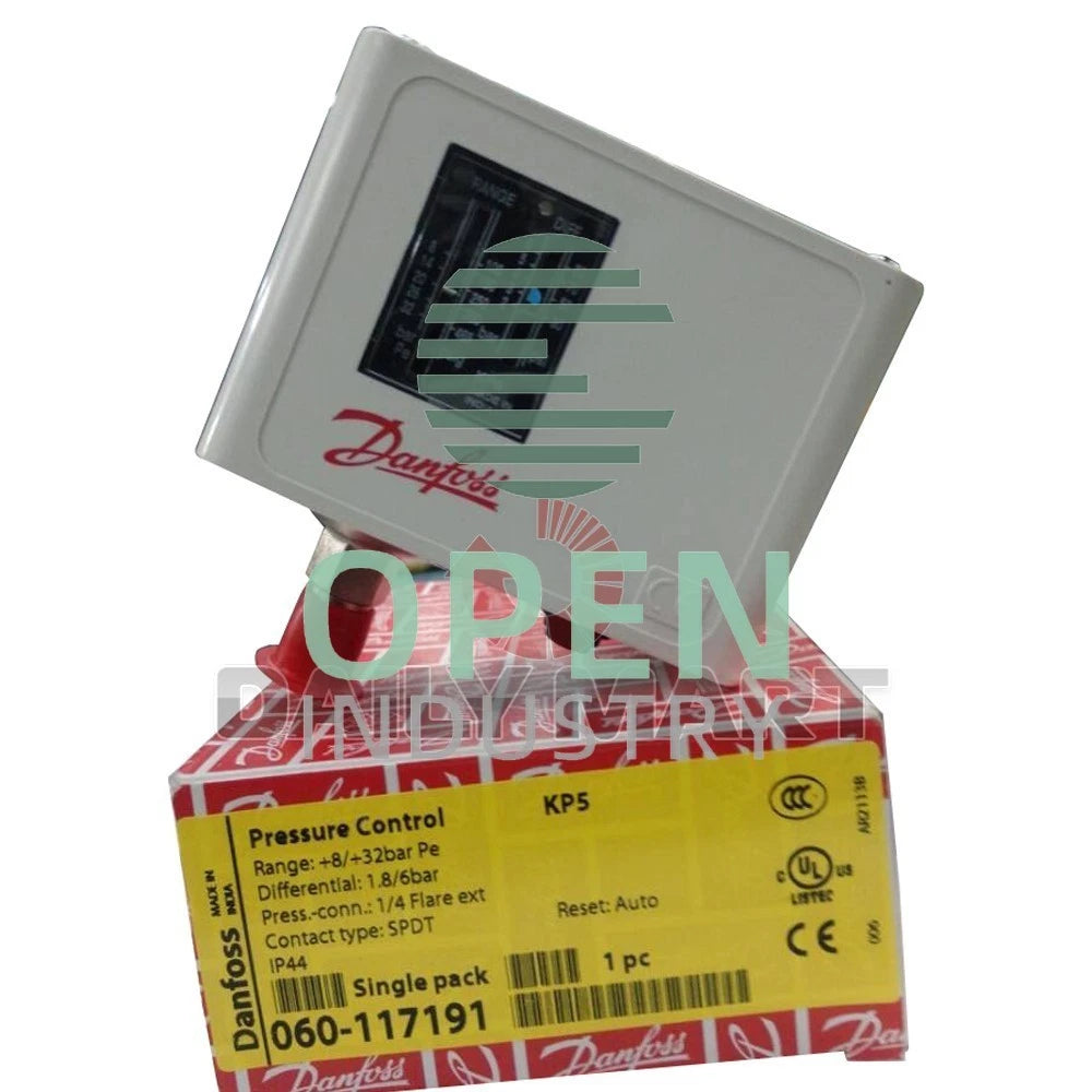 DANFOSS KP5 060-117191 HIGH PRESSURE CONTROL FOR REFRIGERATION AIRCON SYSTEM