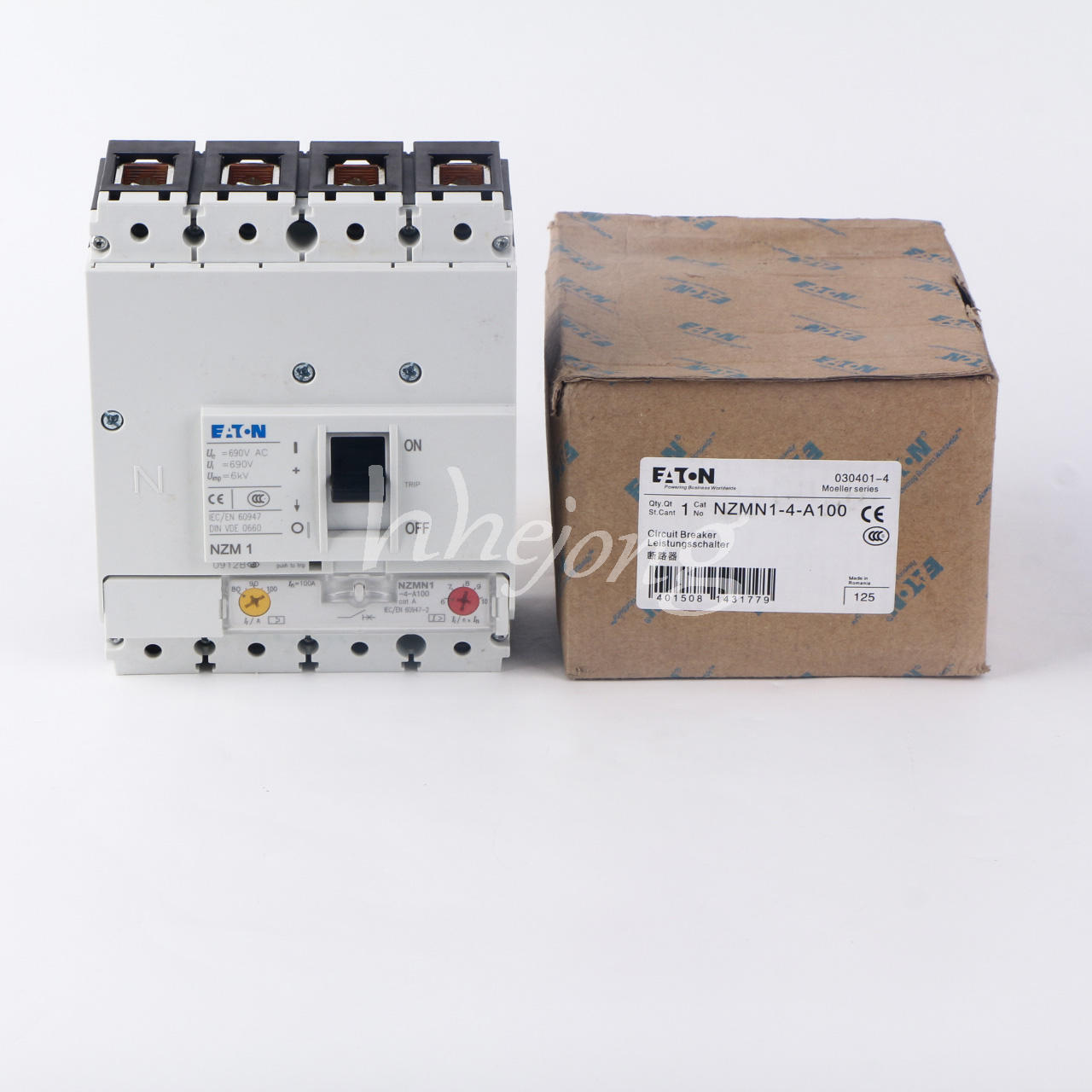 new 1PCS  Eaton Circuit breaker NZMN1-4-A100 Eaton