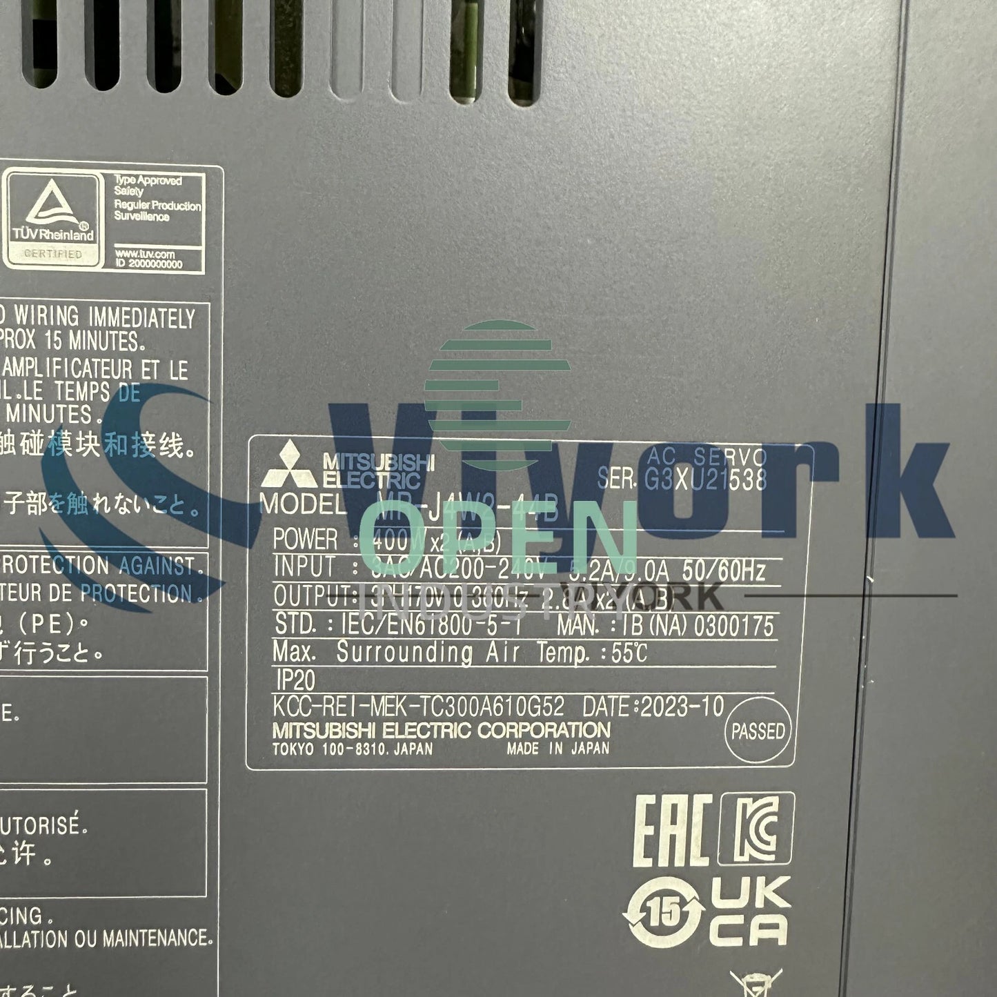 1PCS Mitsubishi MR-J4W2-44B SERVO AMPLIFIER