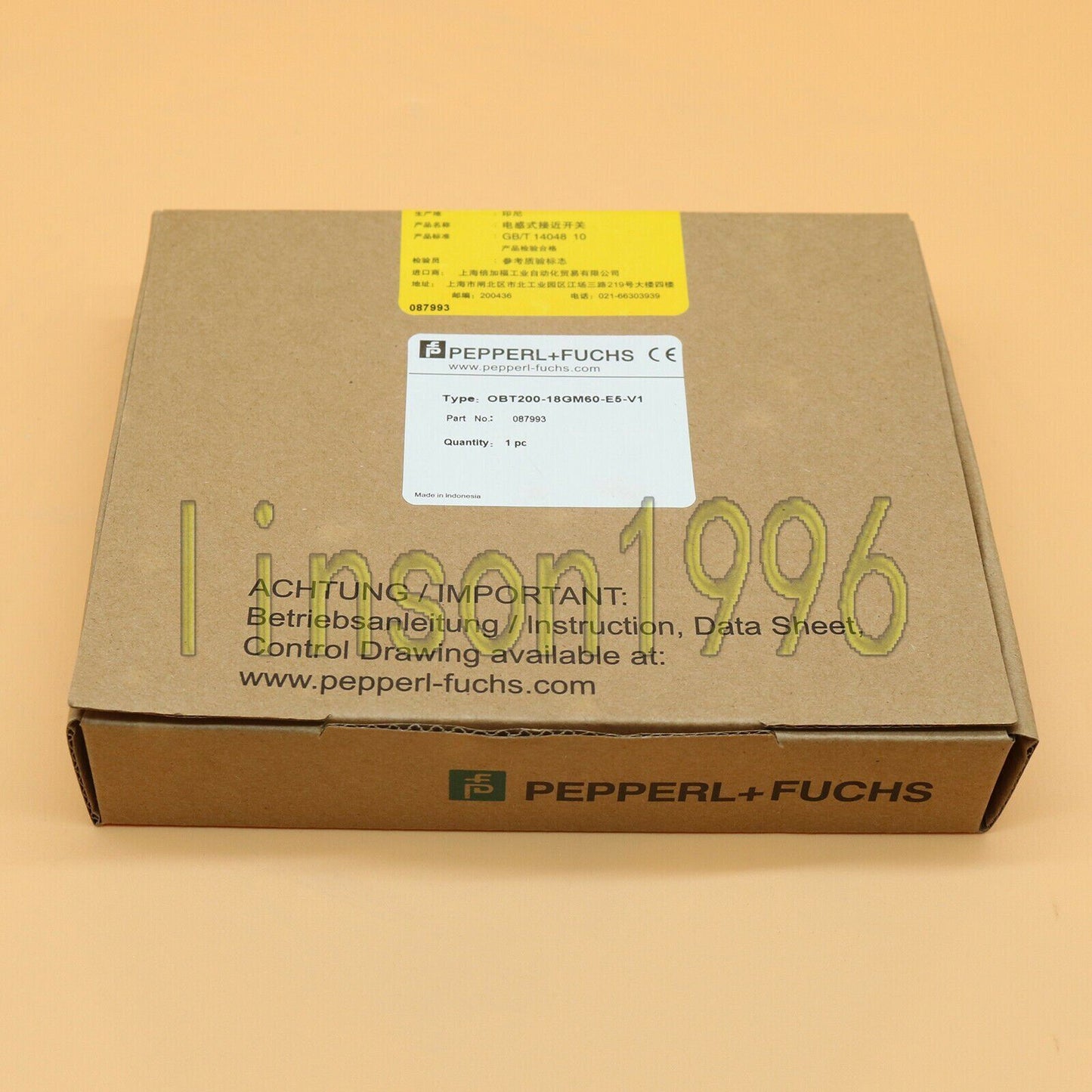 new Pepperl+Fuchs OBT200-18GM60-E5-V1 Photoelectric Switch - PEPPERL+FUCHS