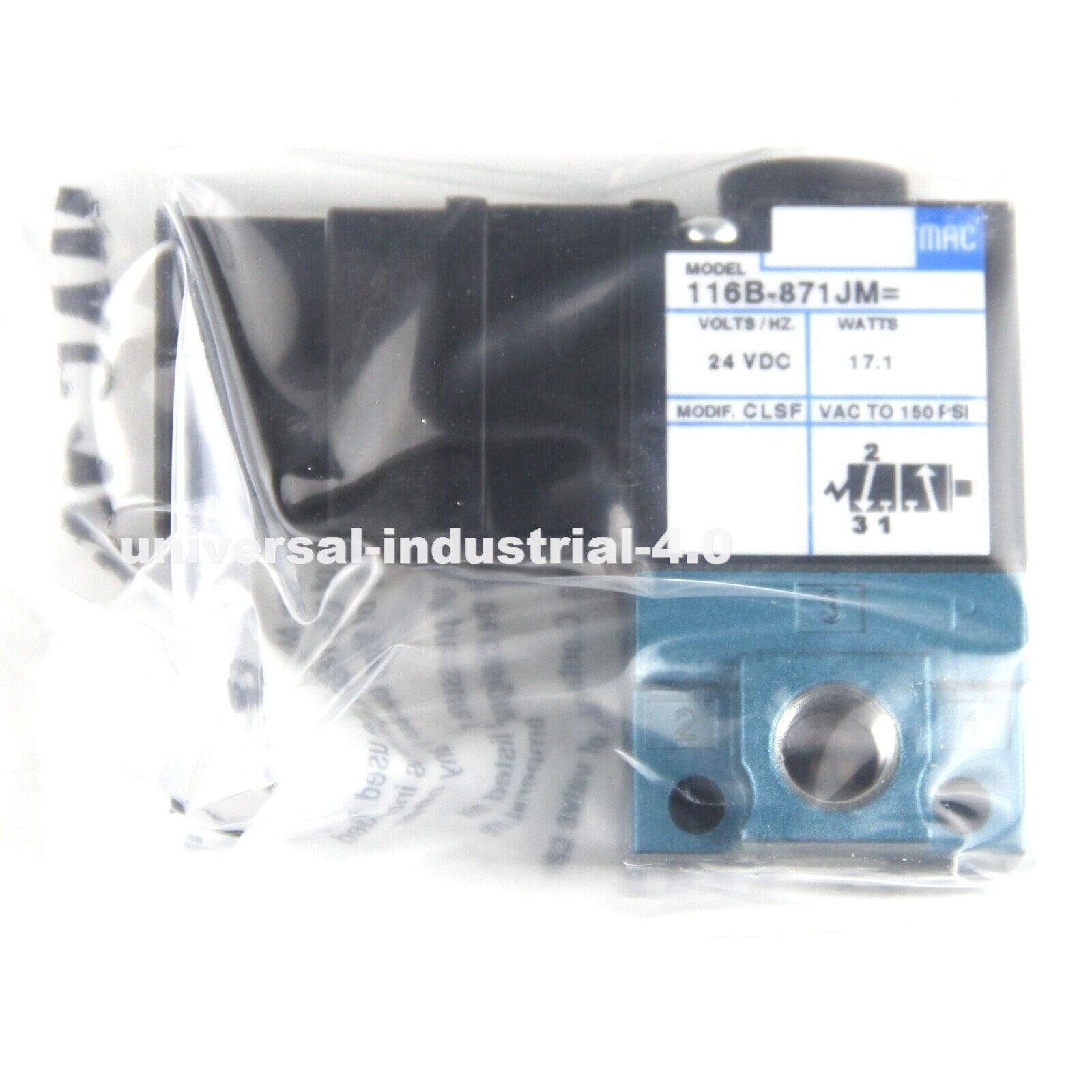 MAC 116B-871JM Solenoid Valve 24VDC MAC