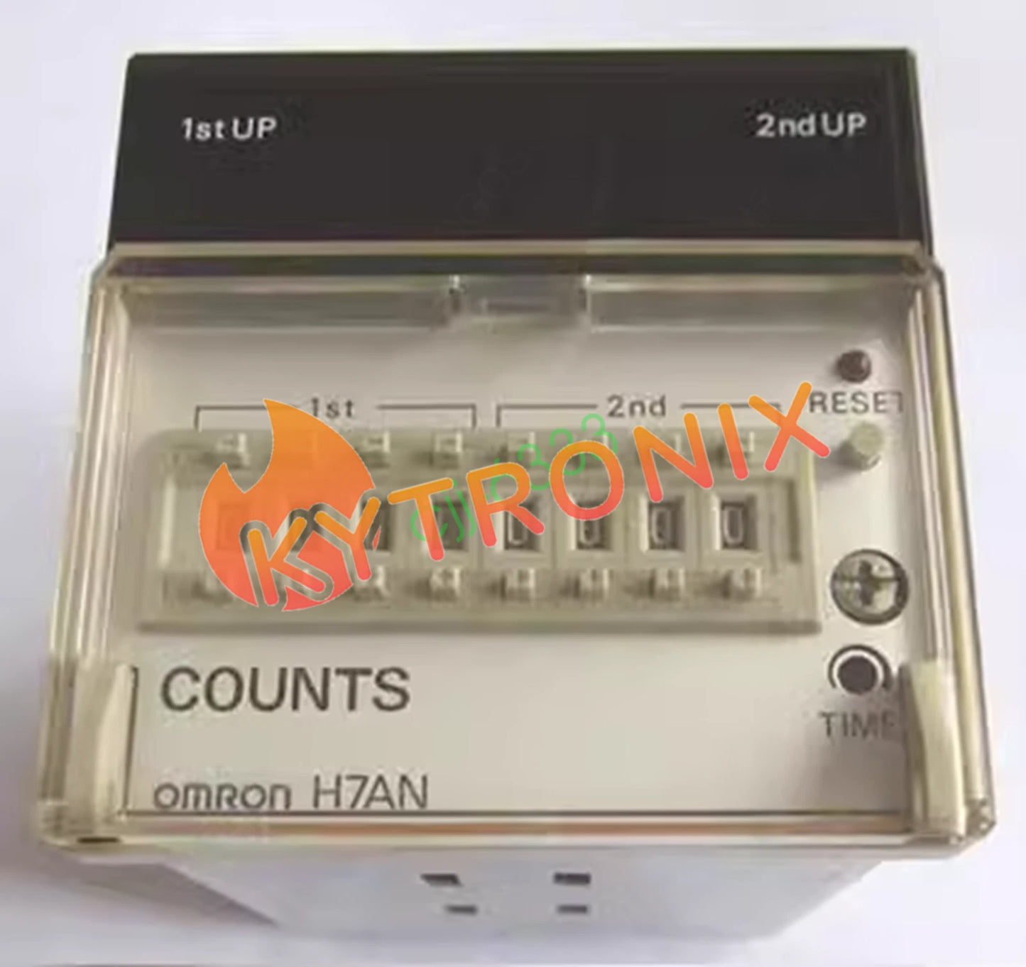 Omron H7AN-W4D 2 Stage Preset Electronic Counter, 4-Digits, Flush, Screw