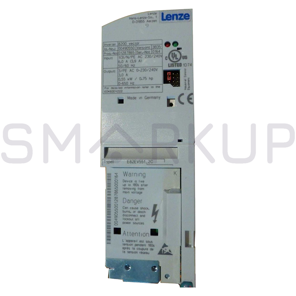 new In Box LENZE E82EV551K2C Inverter Drive