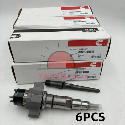 6X Diesel Common Rail Fuel Injector 5579403 For Cummins 8.9L ISC/ISL Engine