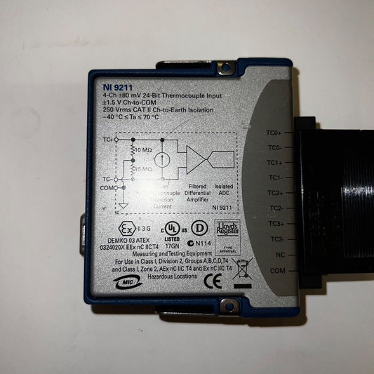 National Instruments NI 9211 Temperature Thermocouple Input Module - NATIONAL INSTRUMENTS