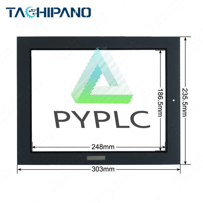 1SET for 288004502 Panel + Protective Film Overlay 2880045-02 Touch Screen