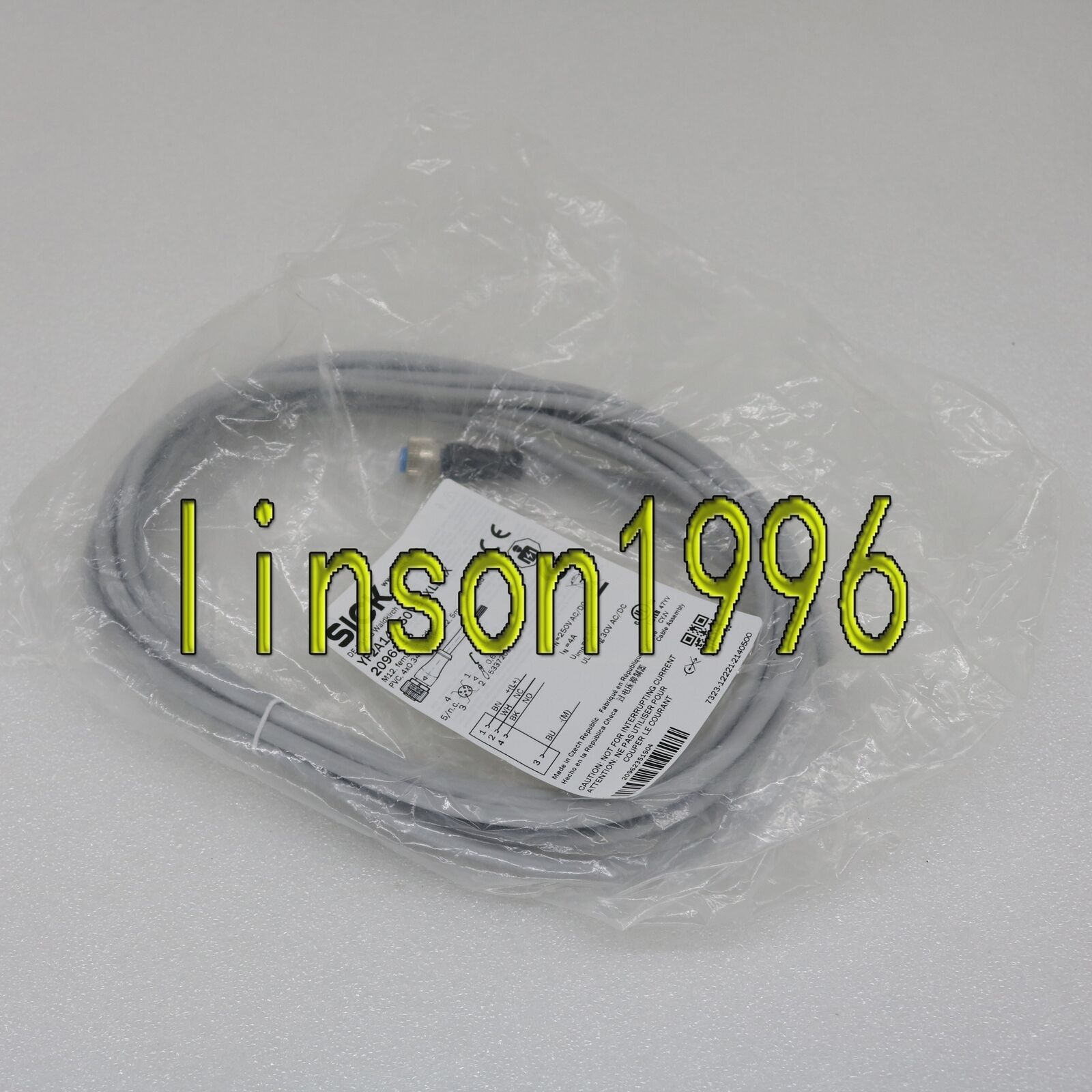 ONE SICK Cable Connection YF2A14-050VB3XLEAX Fast Ship - ONE SICK