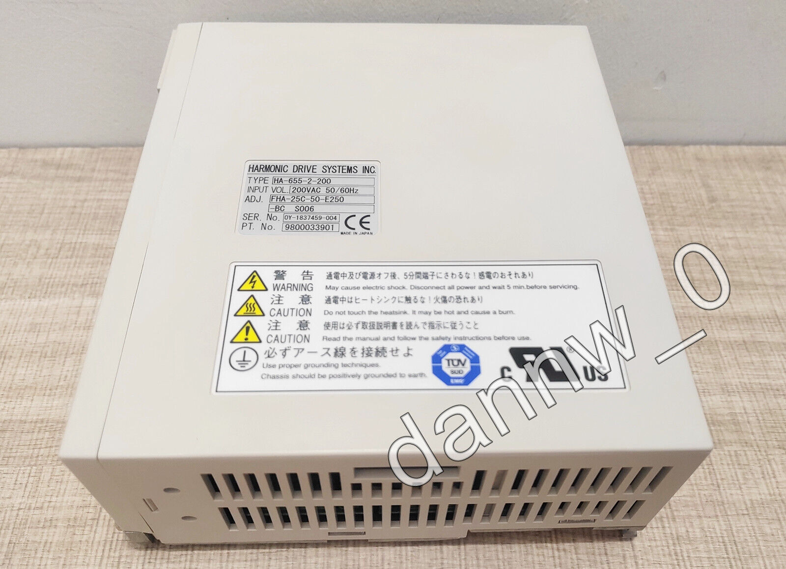 new  Harmonic HA-655-2-200 servo drive