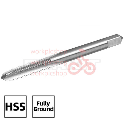 10PCS 1/4"-20 UNC Thread Tap Right Hand, HSS 1/4 x 20 UNC Straight Fluted Tap