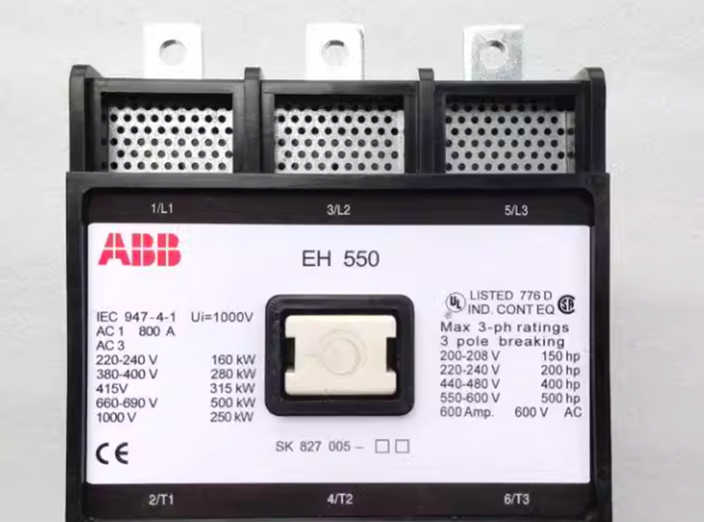 ABB EH-550 Contactor - High-Quality Relay Component - ABB