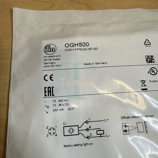 ! IFM OGH500 Inductive Sensor Proximity Switch OGH-FPKG/US100