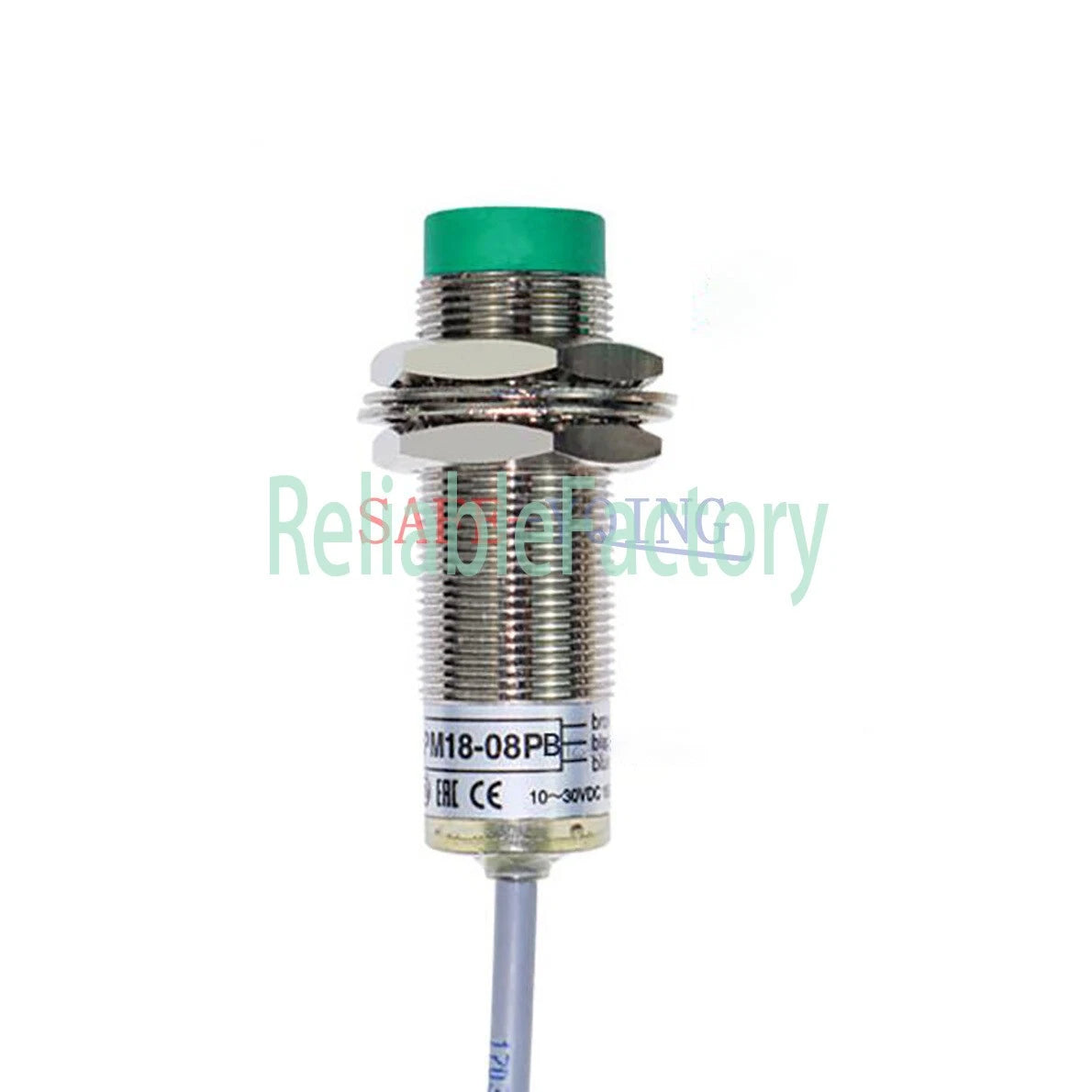 ONE Fotek PM18--08PB 8mm PNP NC DC10-30V Inductive Proximity Sensor