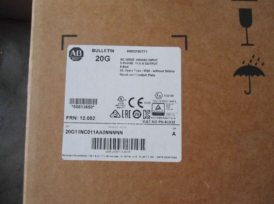 Allen-Bradley 755AC PowerFlex Drive Air Cooled Sealed Enclosed - ALLEN-BRADLEY