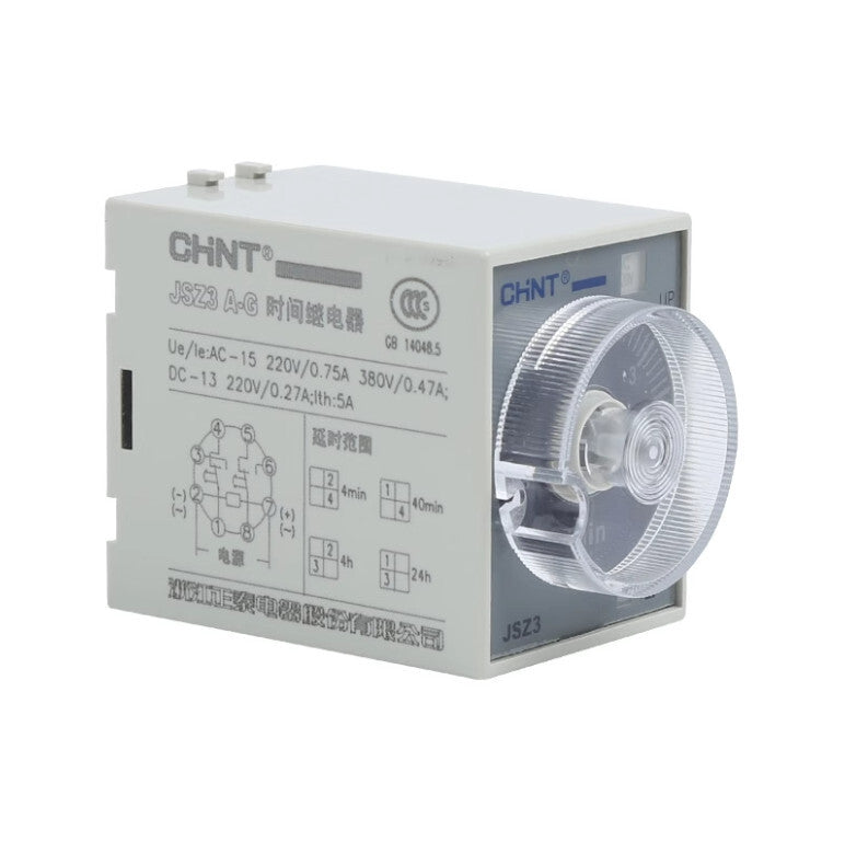 Chint JSZ3A Series (JSZ3A-A,B,C,D,E,F,G) Time Relay