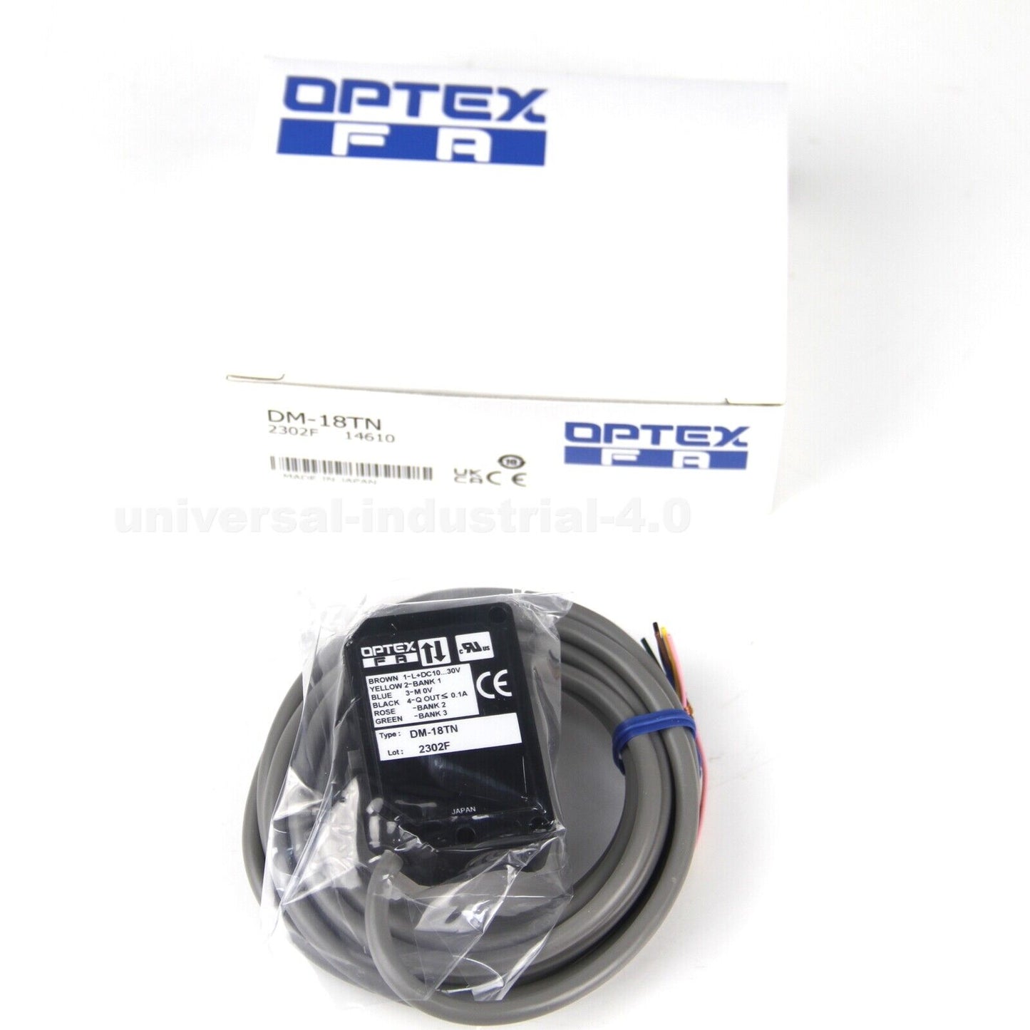 OPTEX DM-18TN RGB Color Sensor - OPTEX