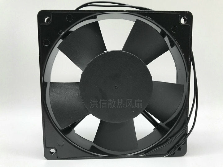 INDAFAN XD12025A2HS 12CM 220V 12025 2-wire AC aluminum frame cooling fan