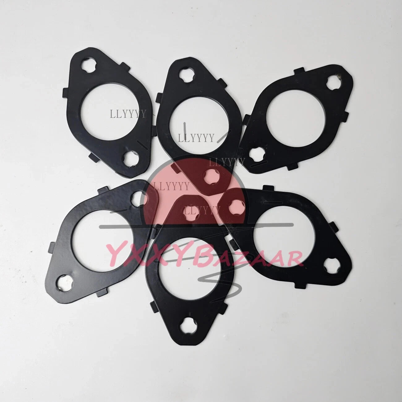 6x Diesel Exhaust Manifold Gasket Set FOR 98-15 Dodge Cummins 5.9L 24V ISB Turbo