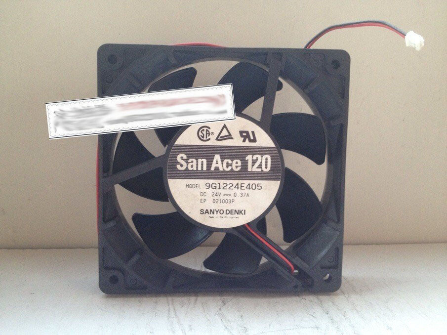 Sanyo 9G1224E405 24V 0.37A high air volume cooling fan